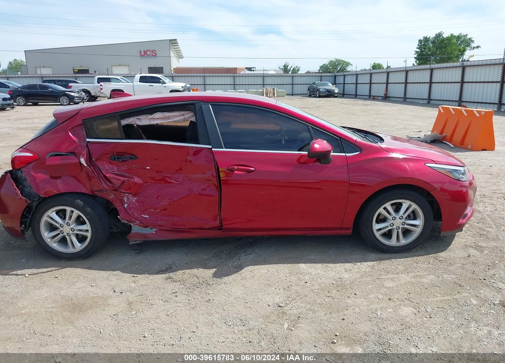 2017 CHEVROLET CRUZE LT AUTO VIN: 3G1BE6SM9HS603605