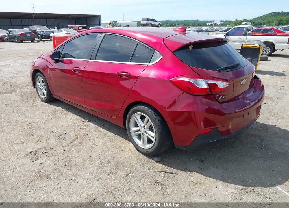 2017 CHEVROLET CRUZE LT AUTO VIN: 3G1BE6SM9HS603605