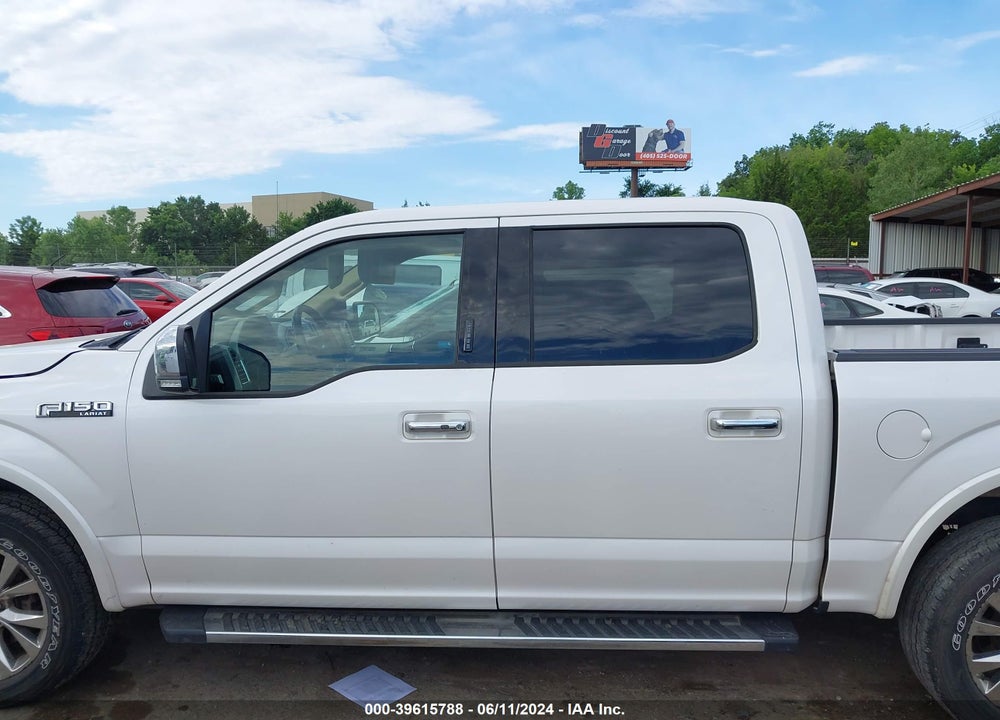 2015 FORD F-150 LARIAT VIN: 1FTEW1EF7FKE38695