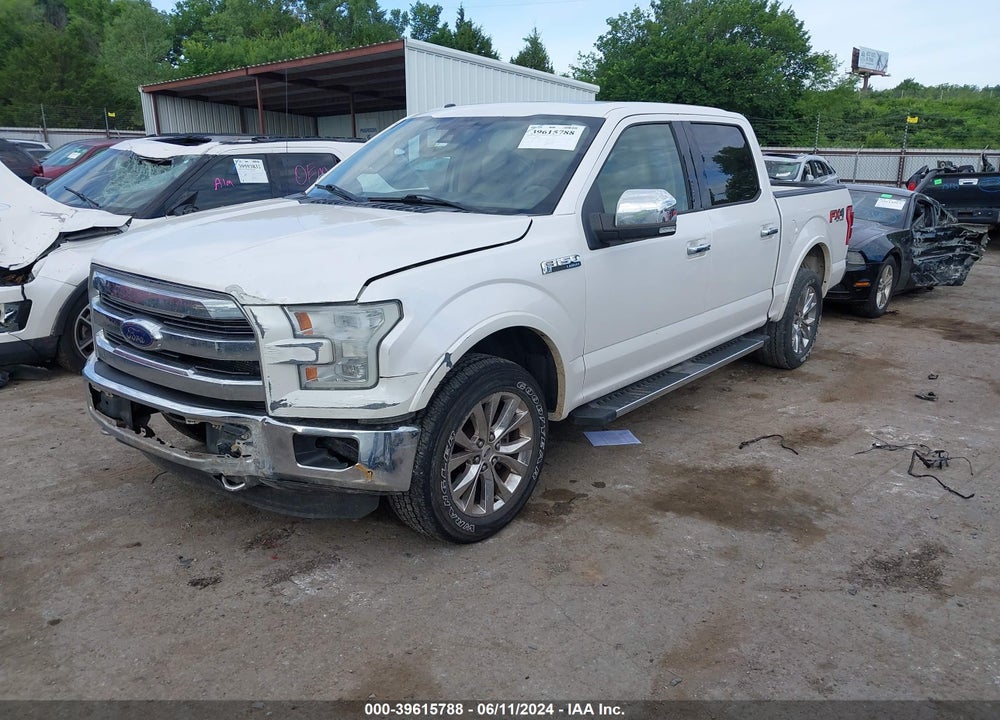 2015 FORD F-150 LARIAT VIN: 1FTEW1EF7FKE38695