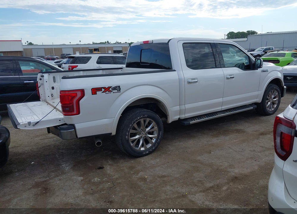 2015 FORD F-150 LARIAT VIN: 1FTEW1EF7FKE38695