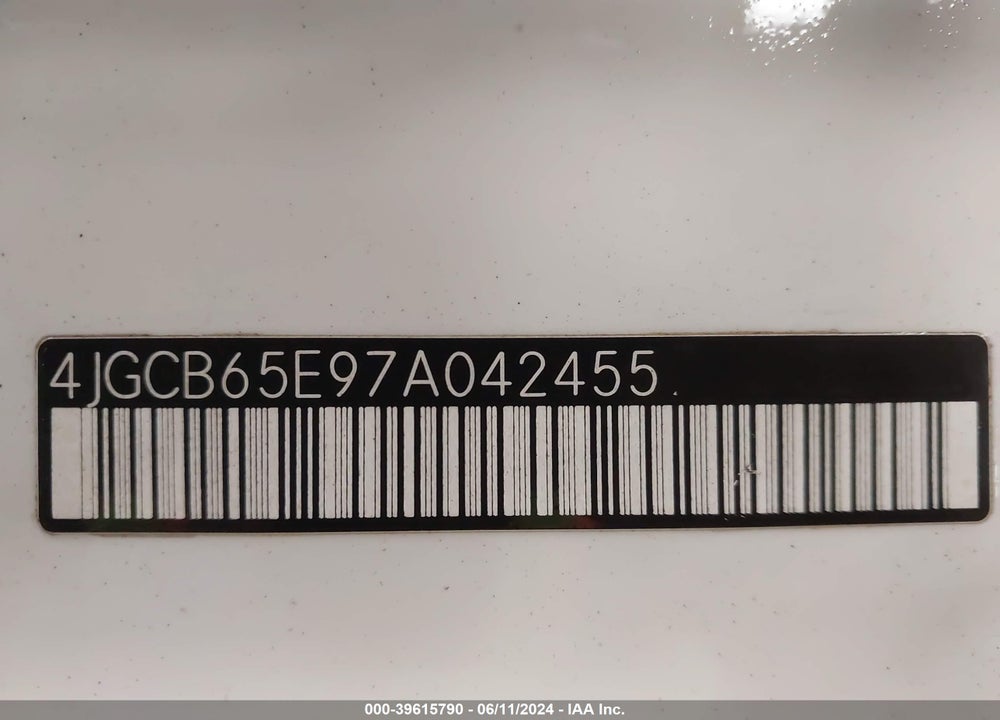 2007 MERCEDES-BENZ R 350 4MATIC VIN: 4JGCB65E97A042455