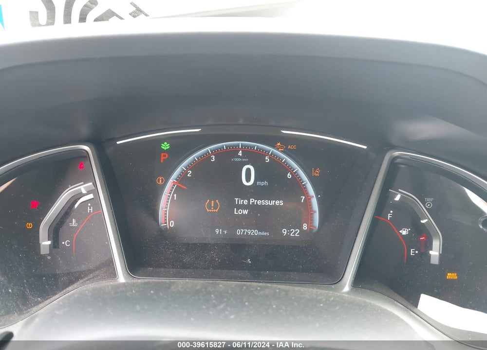 2019 HONDA CIVIC SPORT VIN: 19XFC2F85KE026419