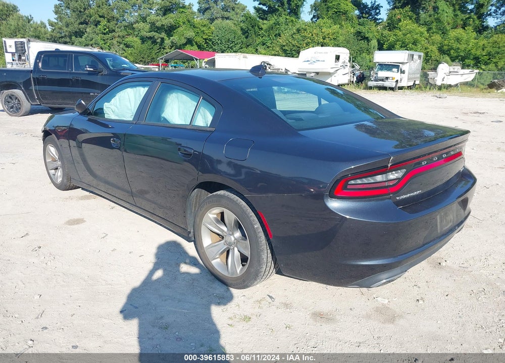 2016 DODGE CHARGER SXT VIN: 2C3CDXHG6GH318162