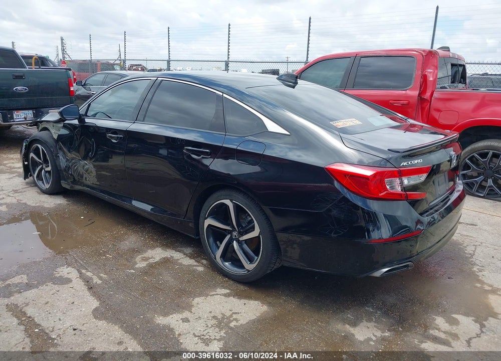 2018 HONDA ACCORD SPORT VIN: 1HGCV1F38JA205200