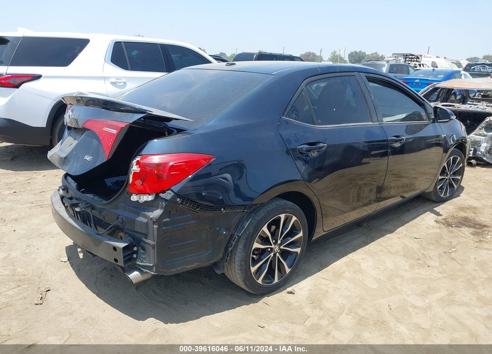 2019 TOYOTA COROLLA SE VIN: 2T1BURHE2KC165221