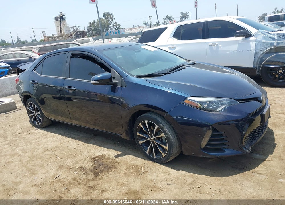 2019 TOYOTA COROLLA SE VIN: 2T1BURHE2KC165221