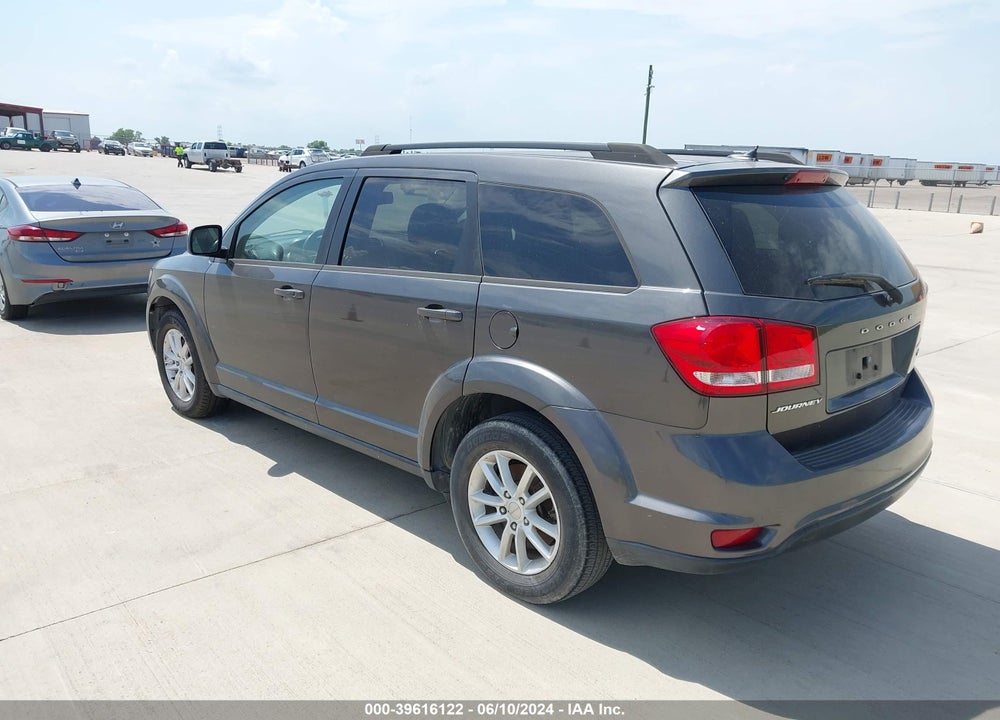 2016 DODGE JOURNEY SXT VIN: 3C4PDCBB4GT118813