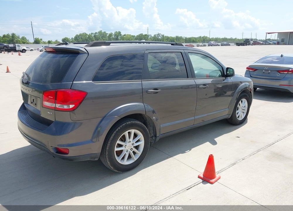 2016 DODGE JOURNEY SXT VIN: 3C4PDCBB4GT118813