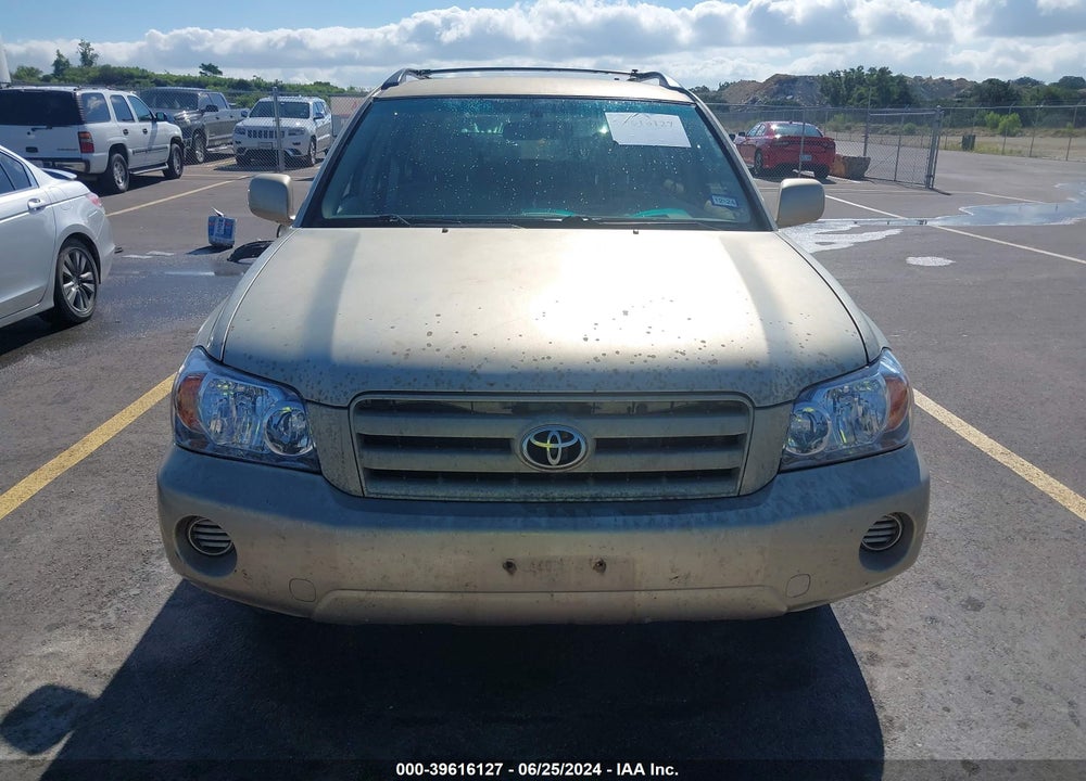 2005 TOYOTA HIGHLANDER V6 VIN: JTEDP21A650082478