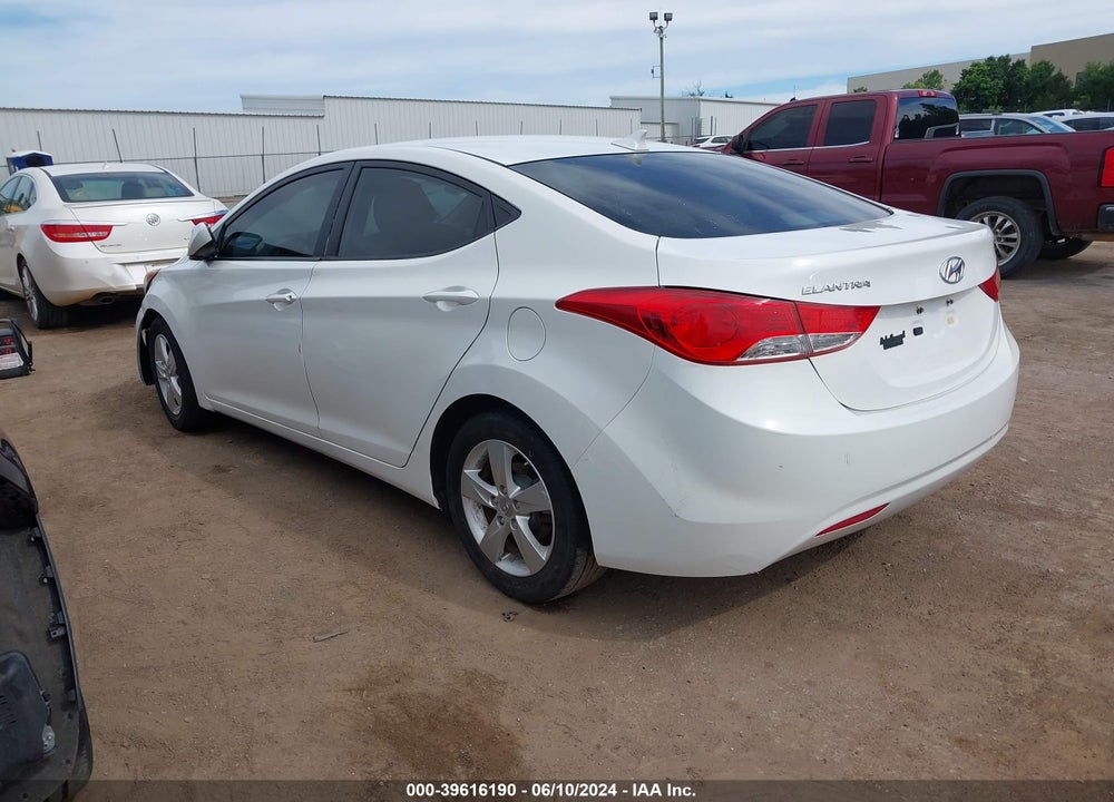 2013 HYUNDAI ELANTRA GLS VIN: 5NPDH4AE5DH345058