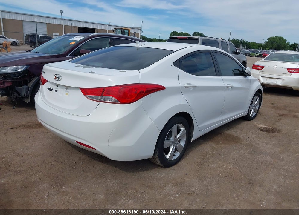 2013 HYUNDAI ELANTRA GLS VIN: 5NPDH4AE5DH345058