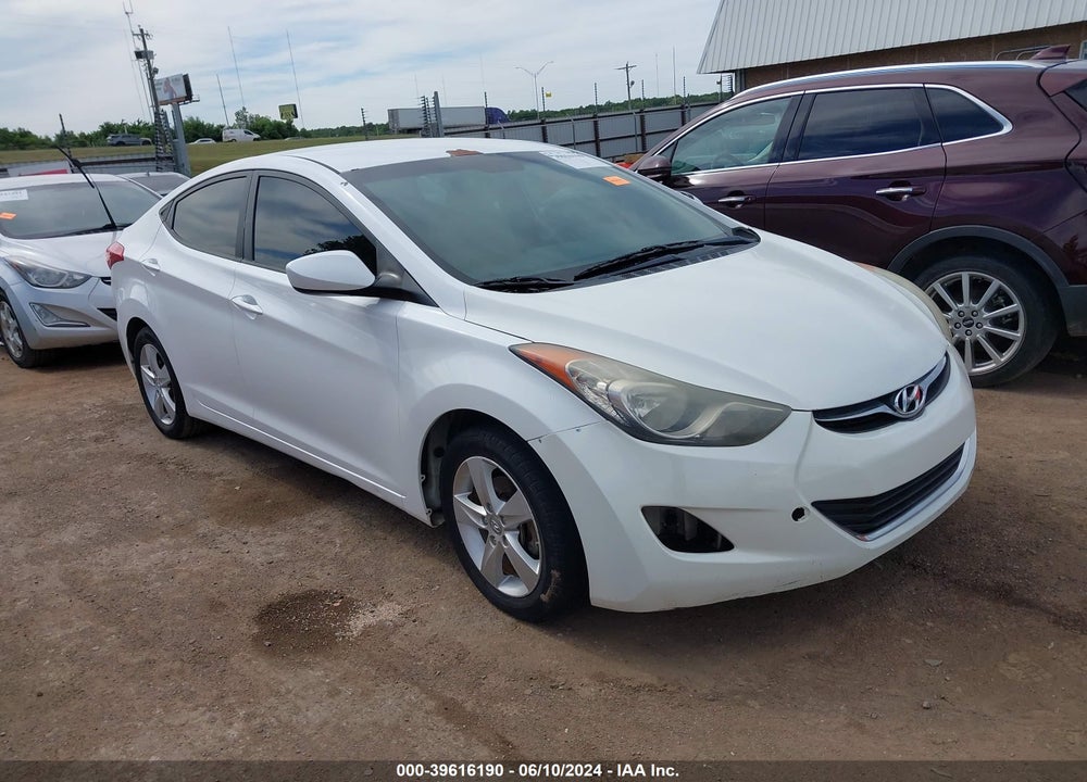 2013 HYUNDAI ELANTRA GLS VIN: 5NPDH4AE5DH345058
