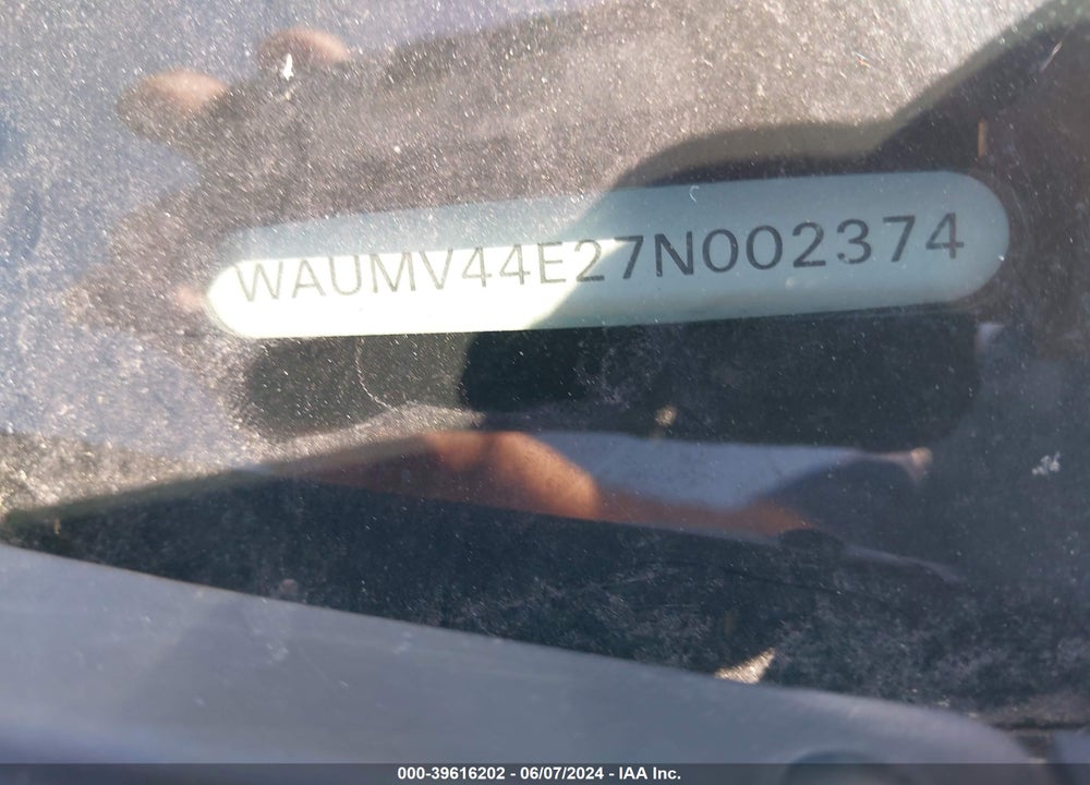 2007 AUDI A8 L 4.2 VIN: WAUMV44E27N002374