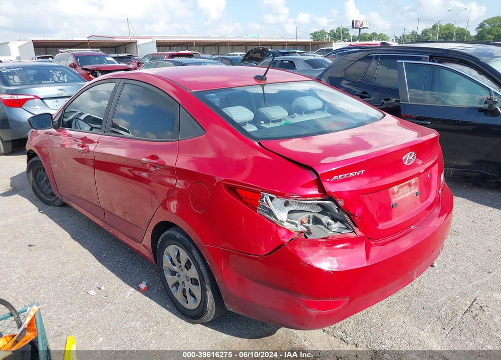 2017 HYUNDAI ACCENT SE VIN: KMHCT4AE7HU206311