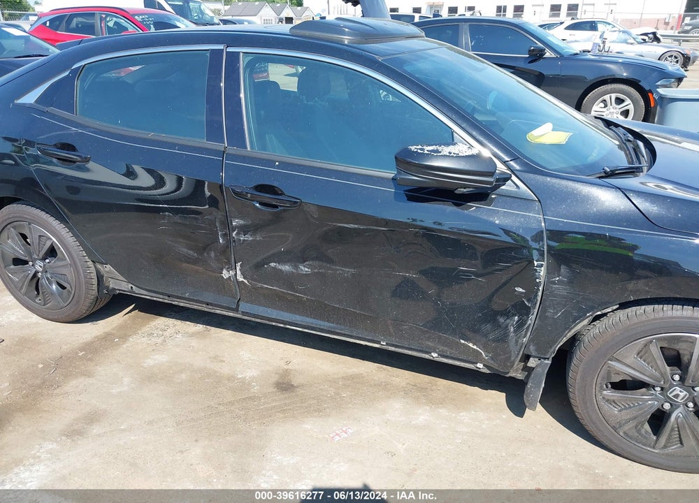 2019 HONDA CIVIC EX-L VIN: SHHFK7H82KU207192