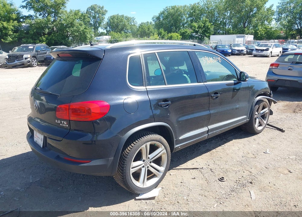2014 VOLKSWAGEN TIGUAN R-LINE VIN: WVGBV3AX5EW070603