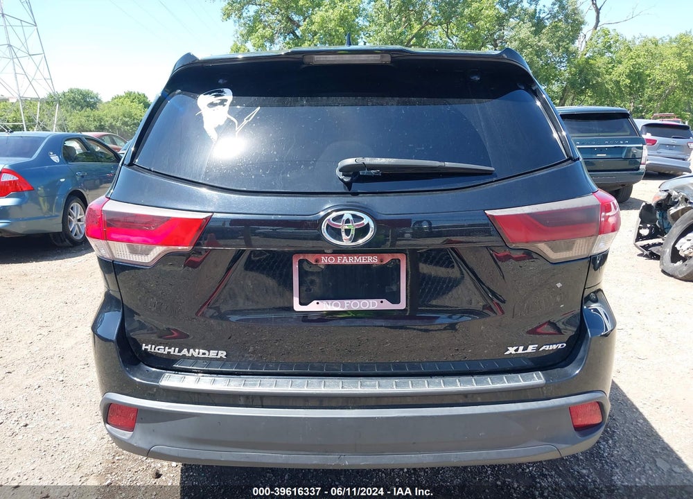2017 TOYOTA HIGHLANDER VIN: 5TDJZRFH2HS436840