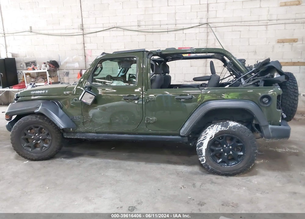 2021 JEEP WRANGLER UNLIMITED WILLYS SPORT 4X4 VIN: 1C4HJXDG6MW725007