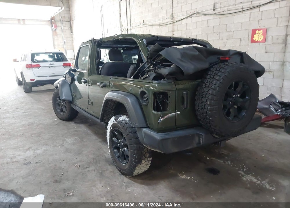 2021 JEEP WRANGLER UNLIMITED WILLYS SPORT 4X4 VIN: 1C4HJXDG6MW725007