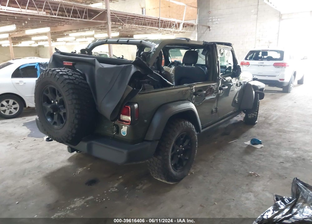 2021 JEEP WRANGLER UNLIMITED WILLYS SPORT 4X4 VIN: 1C4HJXDG6MW725007
