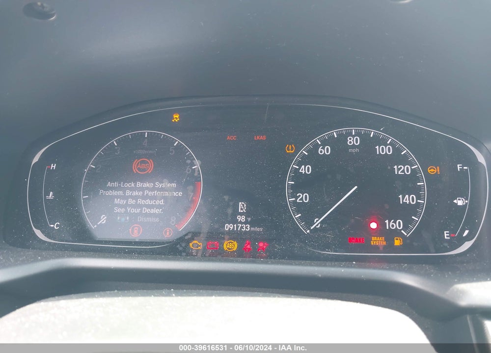 2019 HONDA ACCORD SPORT VIN: 1HGCV1F30KA062244