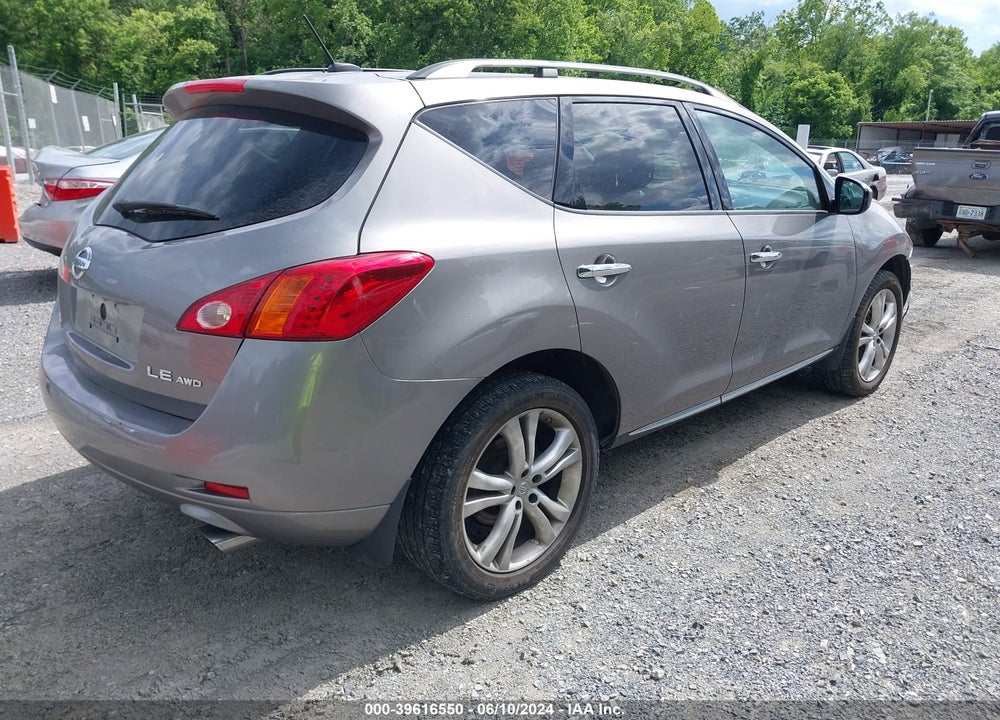 2010 NISSAN MURANO LE VIN: JN8AZ1MW7AW100341