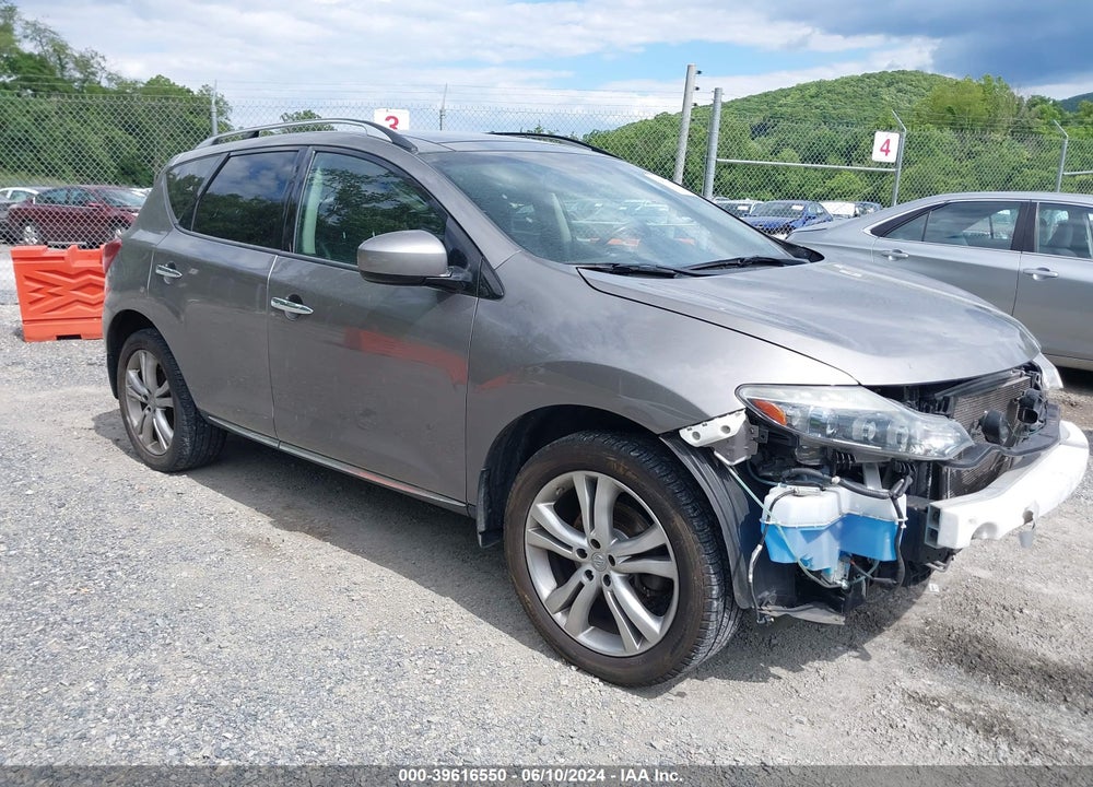2010 NISSAN MURANO LE VIN: JN8AZ1MW7AW100341