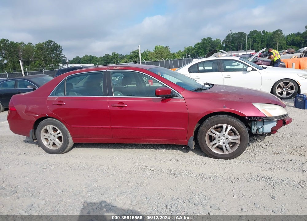 2007 HONDA ACCORD 2.4 SE VIN: 1HGCM56397A008460