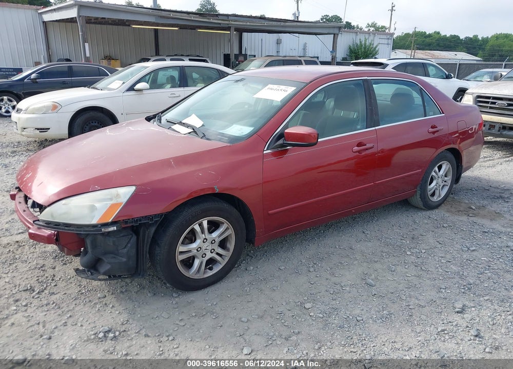 2007 HONDA ACCORD 2.4 SE VIN: 1HGCM56397A008460