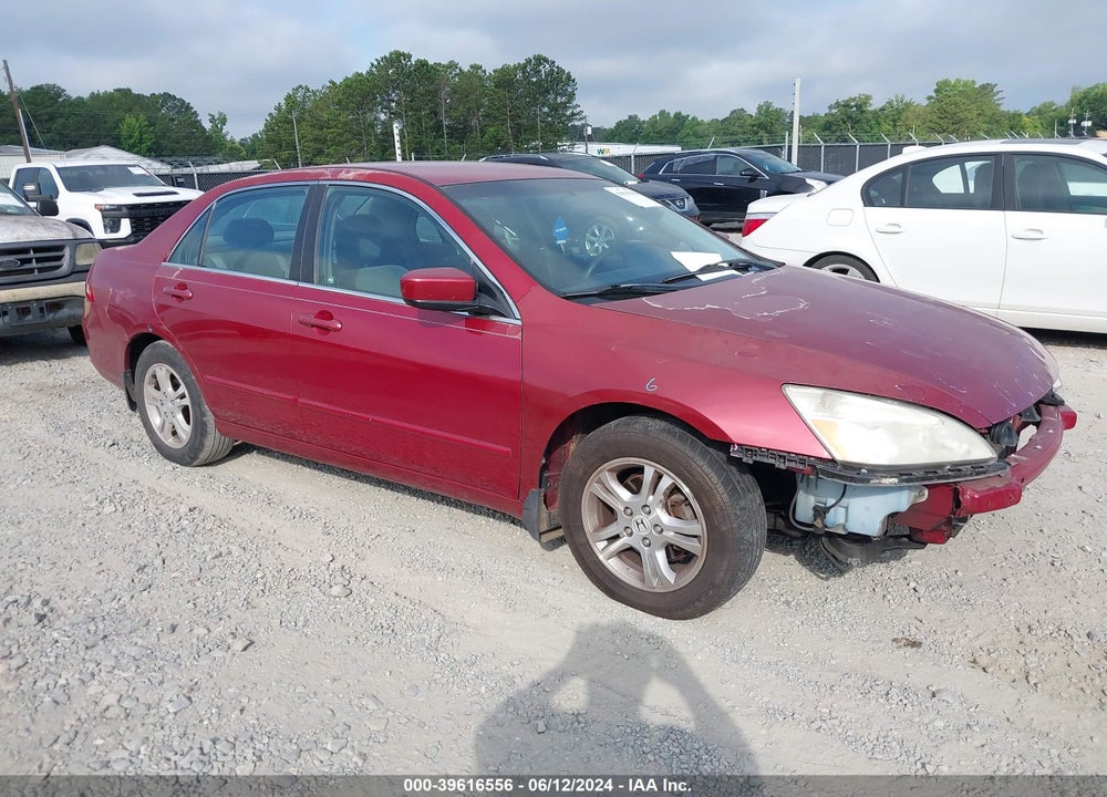 2007 HONDA ACCORD 2.4 SE VIN: 1HGCM56397A008460