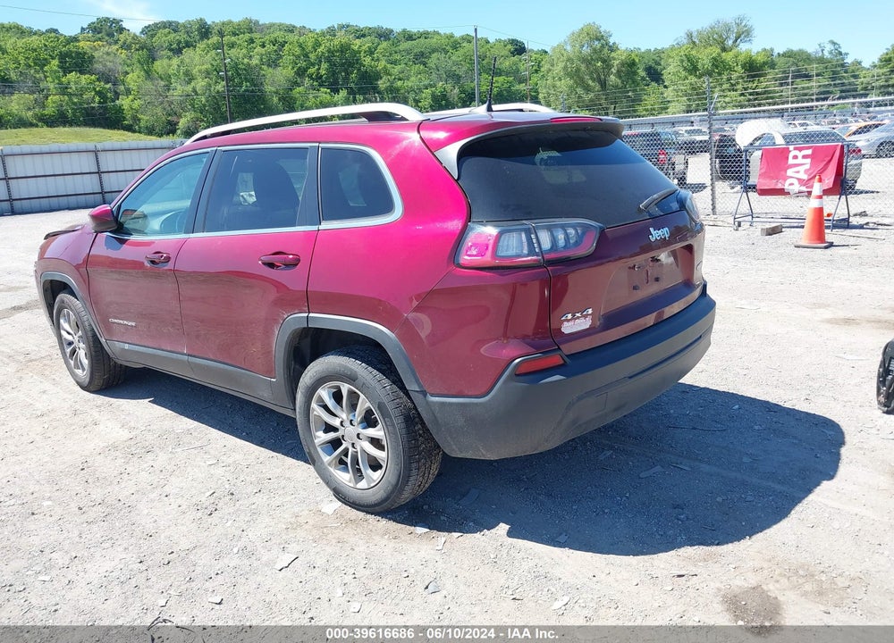 2019 JEEP CHEROKEE LATITUDE PLUS 4X4 VIN: 1C4PJMLB7KD199155