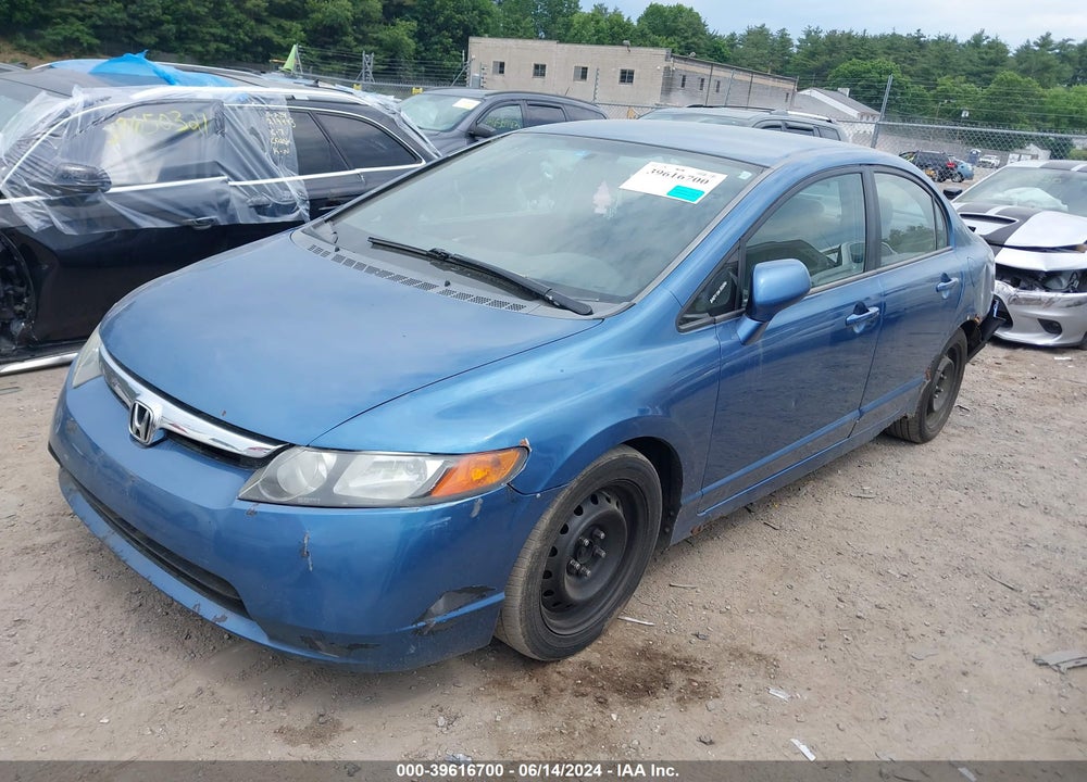 2006 HONDA CIVIC LX VIN: 1HGFA16536L106029