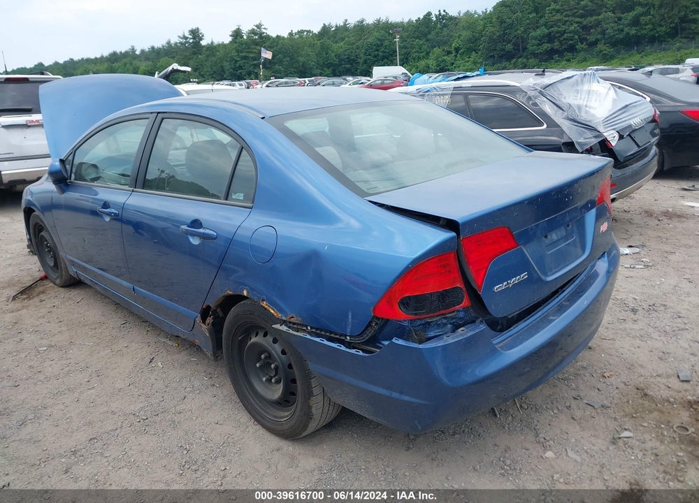 2006 HONDA CIVIC LX VIN: 1HGFA16536L106029