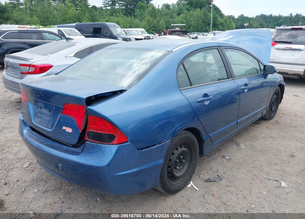 2006 HONDA CIVIC LX VIN: 1HGFA16536L106029