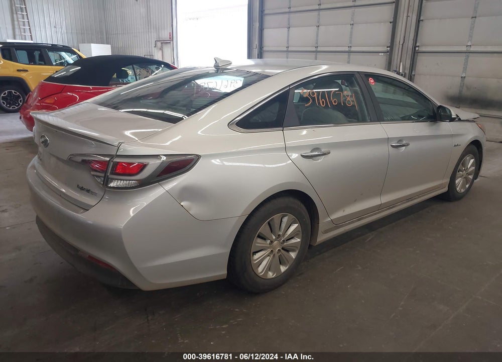 2016 HYUNDAI SONATA HYBRID SE VIN: KMHE24L10GA016310