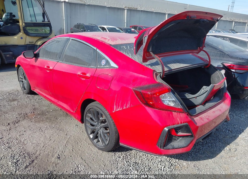 2020 HONDA CIVIC SI SEDAN VIN: 2HGFC1E54LH700293