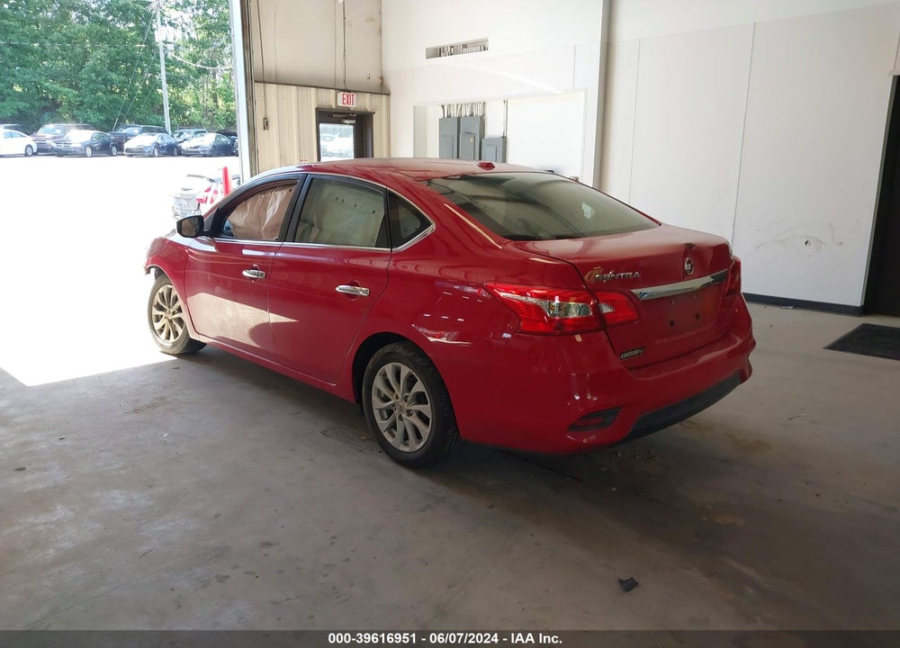 2018 NISSAN SENTRA SV VIN: 3N1AB7AP0JL635388