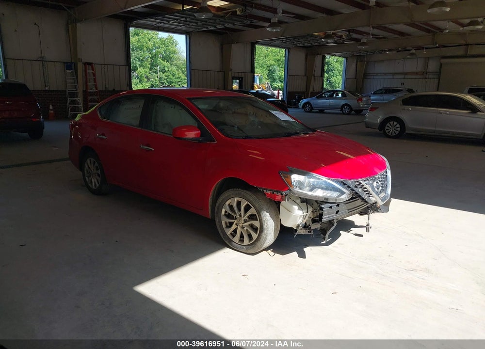 2018 NISSAN SENTRA SV VIN: 3N1AB7AP0JL635388