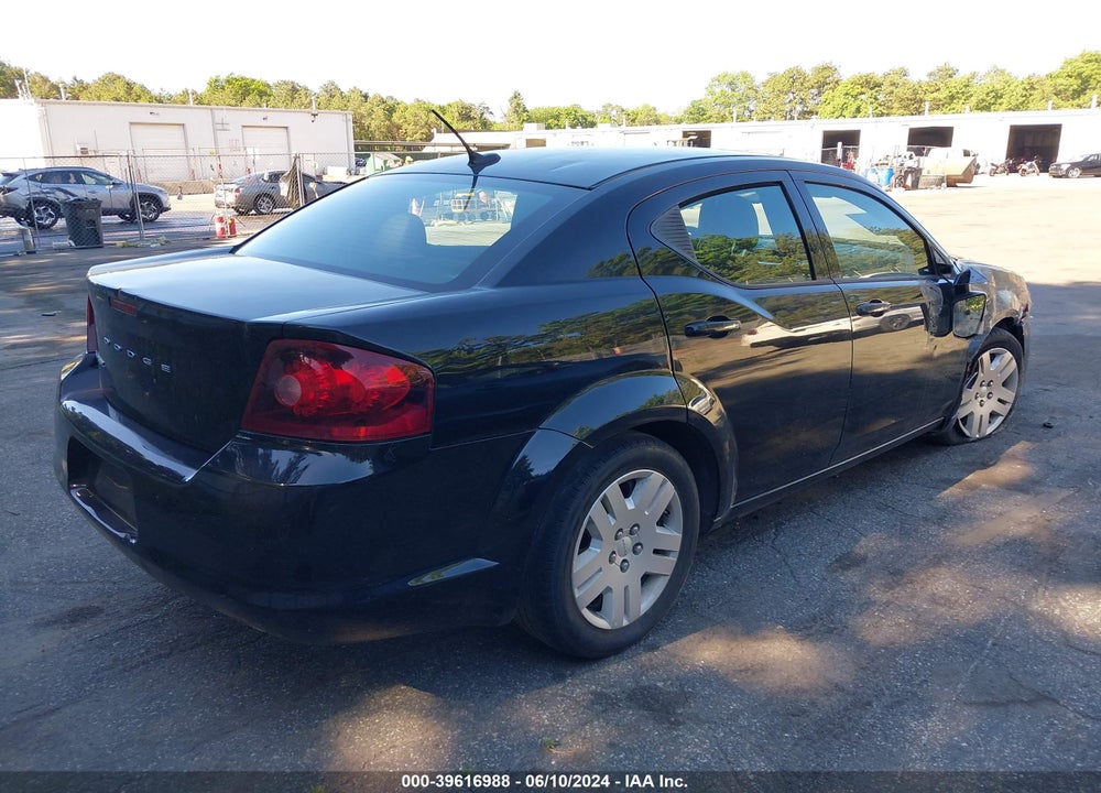 2014 DODGE AVENGER SE VIN: 1C3CDZAB6EN147640