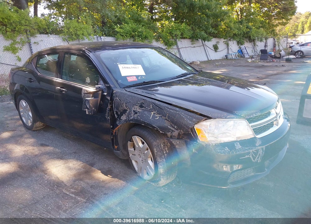 2014 DODGE AVENGER SE VIN: 1C3CDZAB6EN147640