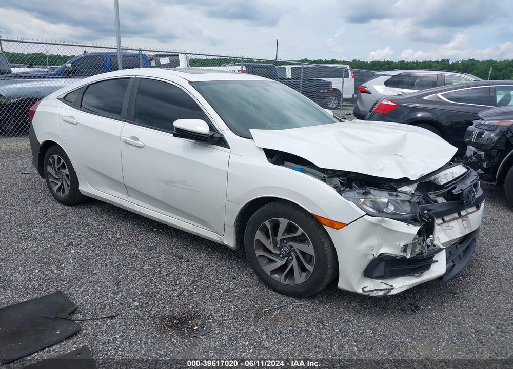 2018 HONDA CIVIC EX VIN: 2HGFC2F76JH569354