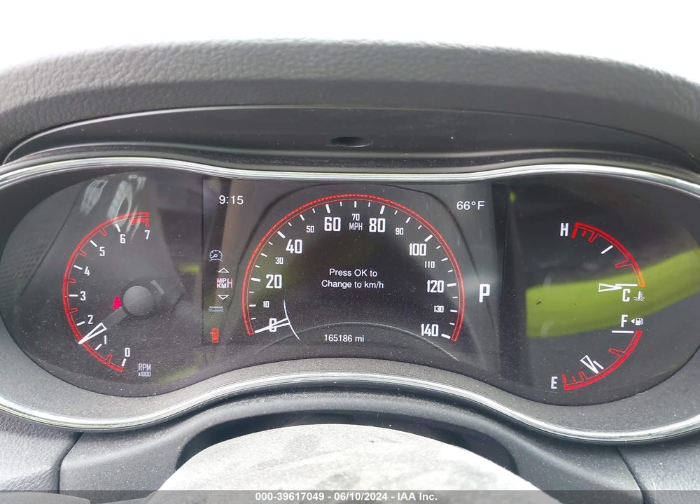 2015 DODGE DURANGO LIMITED VIN: 1C4RDJDG6FC201918