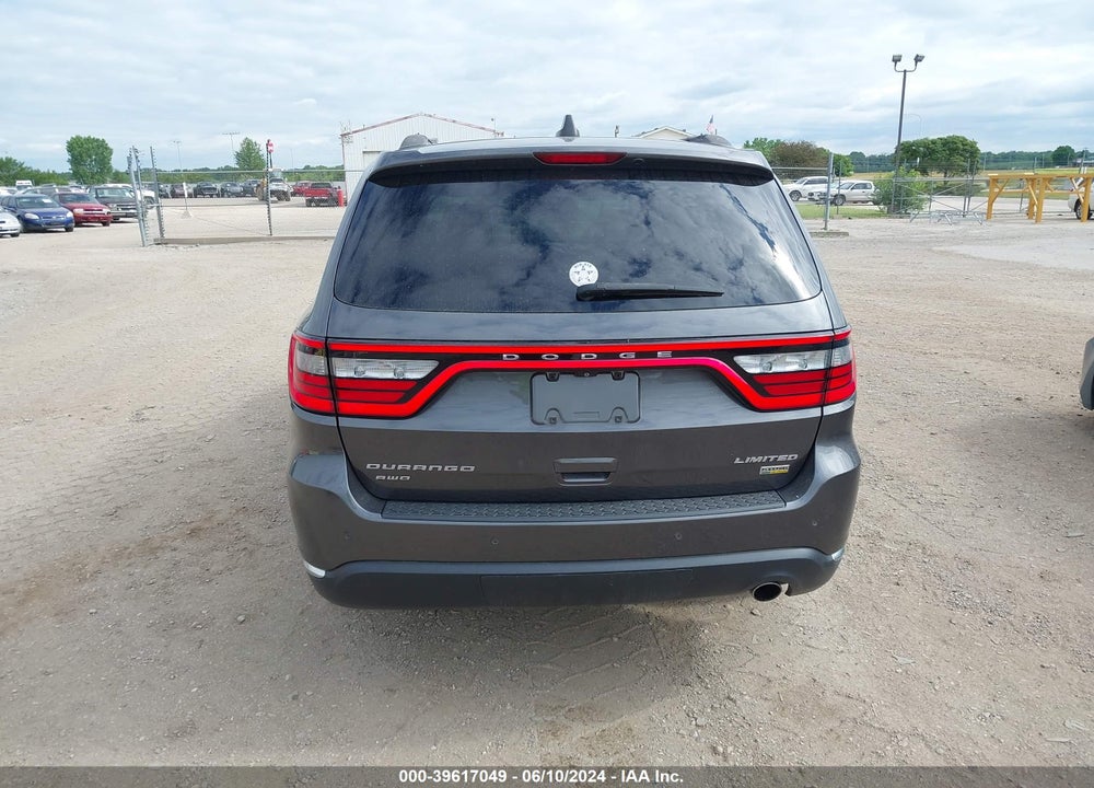 2015 DODGE DURANGO LIMITED VIN: 1C4RDJDG6FC201918