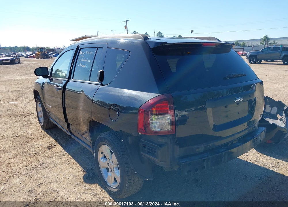 2015 JEEP COMPASS VIN: 1C4NJCBA6FD334724