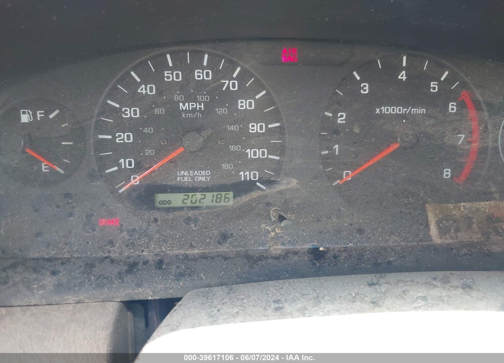 2000 NISSAN FRONTIER DESERT RUNNER SE-V6/DESERT RUNNER XE-V6 VIN: 1N6ED26T7YC387872