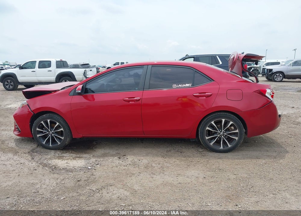 2018 TOYOTA COROLLA SE VIN: 5YFBURHE8JP757544