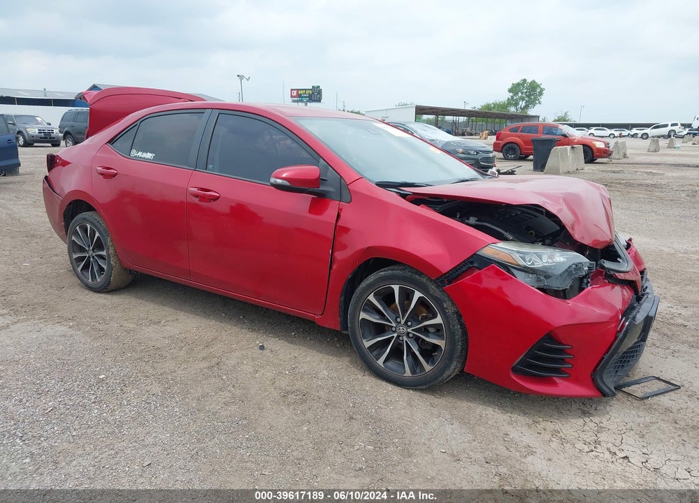 2018 TOYOTA COROLLA SE VIN: 5YFBURHE8JP757544