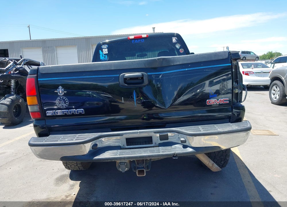 2006 GMC SIERRA 2500HD SLE1 VIN: 1GTHK29U96E248936