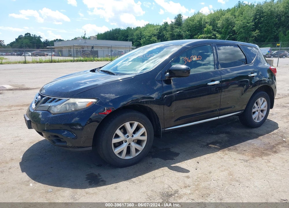 2011 NISSAN MURANO S VIN: JN8AZ1MW8BW186325